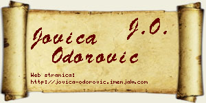 Jovica Odorović vizit kartica